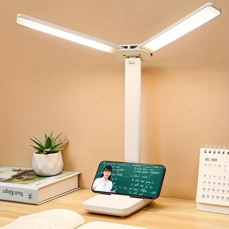 VUENICEE Lámpara Escritorio LED, Lámpara de Escritorio Infantil, Lámpara de  Mesa USB Recargable con Proyector de Estrellas y Portalápices, Lámpara de  Mesa Regulable para Estudiar : : Iluminación