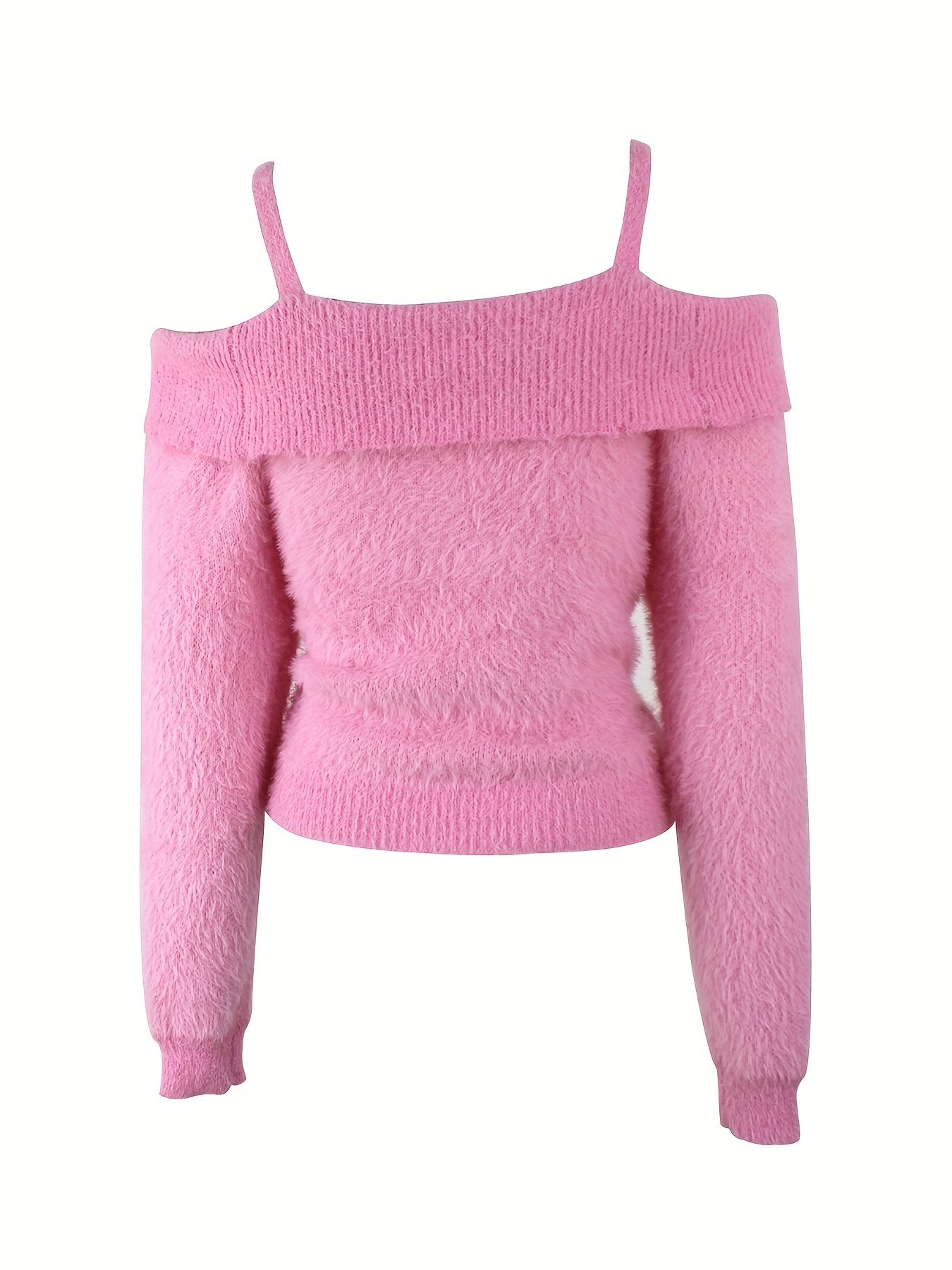 Elegant Fluffy Off Shoulder Long Sleeve Two Pieces(4 Colors)