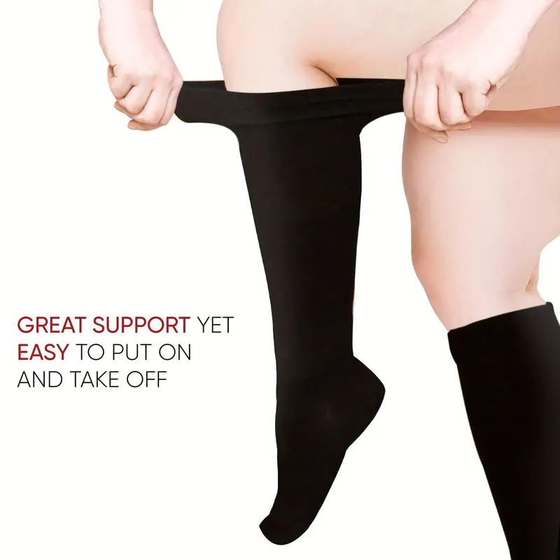 Elastic Sports Compression Socks Women Breathable - Temu