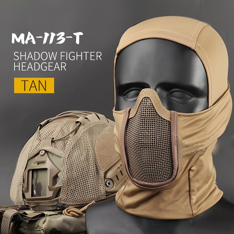 Military Tactical Ninja Hunting Balaclava Hood Helmet Liner Gear Full Face  Mask 