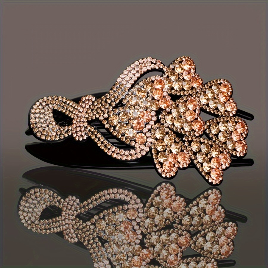 TEMU 1pcs Decor Duckbill Clip Vintage Headdress Banquet Hair Accessories