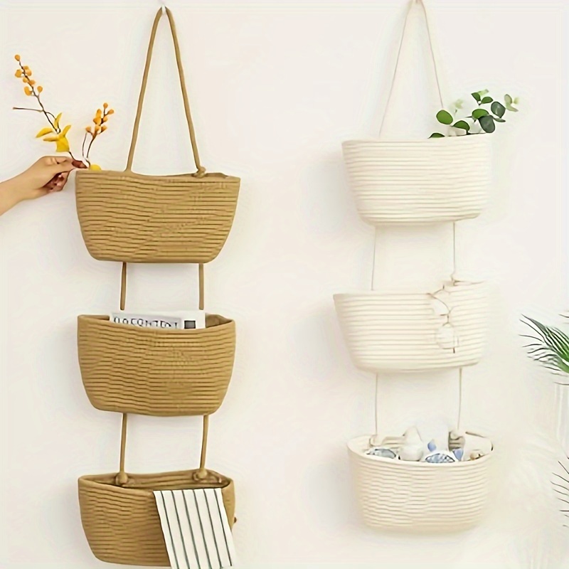Zerodeko Caja de regalo de té de bambú de 2 piezas pequeñas cestas de  mimbre cestas de estante para almacenamiento mini cestas de almacenamiento  de
