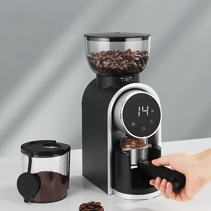 Small Electric Grinder Coffee Grinder Commercial 8-speed Adjustable Coffee  Grinder 220V/110V