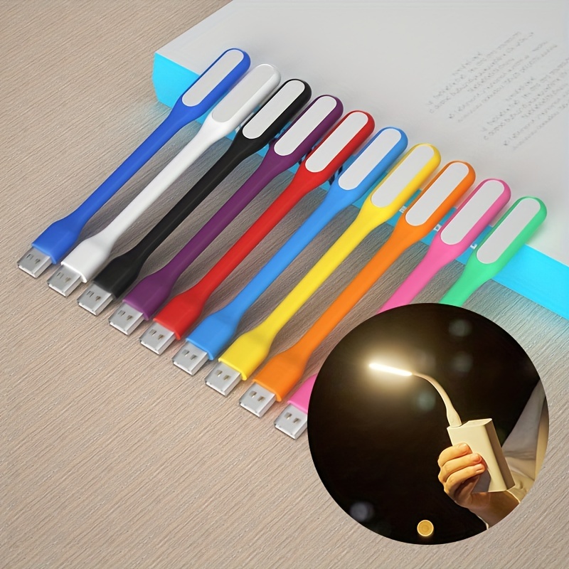 Mini lampe Portable Flexible à 6LED USB 5V, lumière de lecture