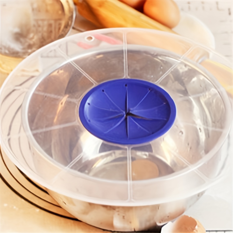 Silicone Splatter Screen Eggs Mixer Anti-splash Lid Bake Mixing Bowl  Splatter Guard Covers Pots Shields