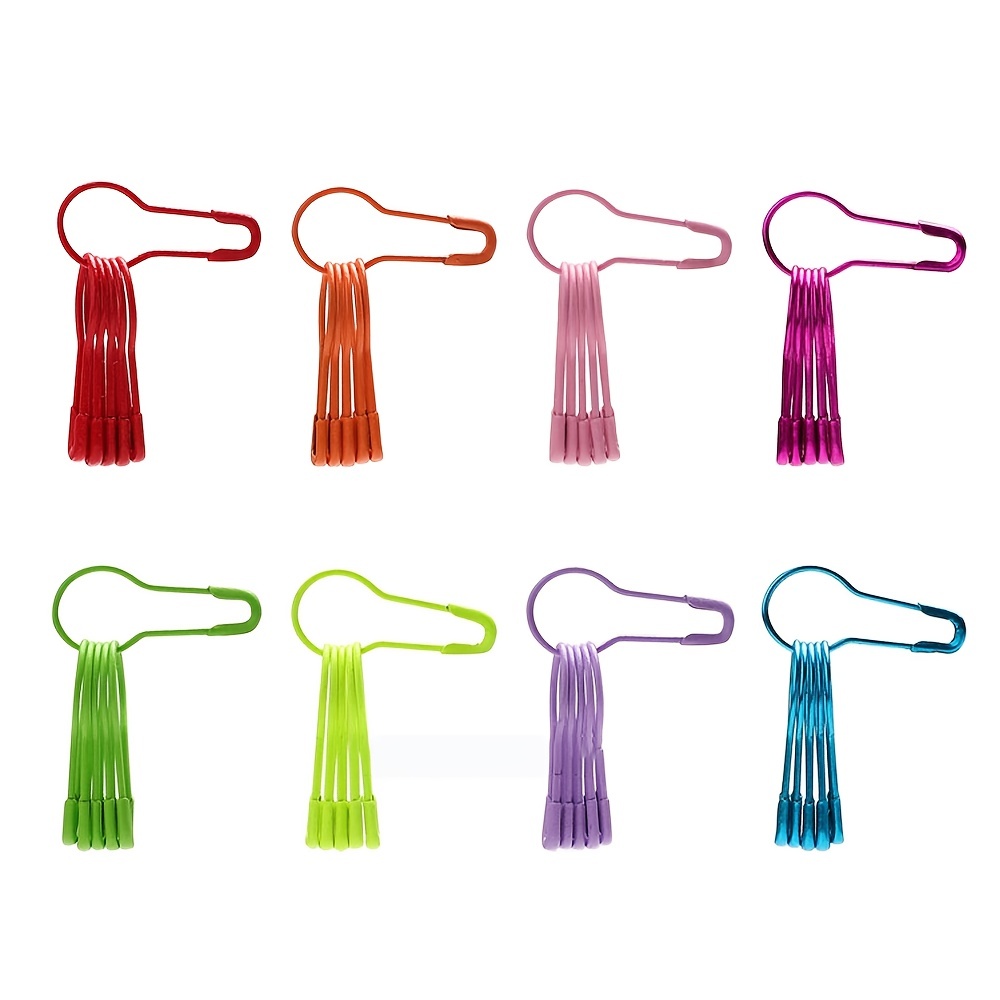 Assorted Color Safety Bulb Pins Calabash Crochet Stitch - Temu