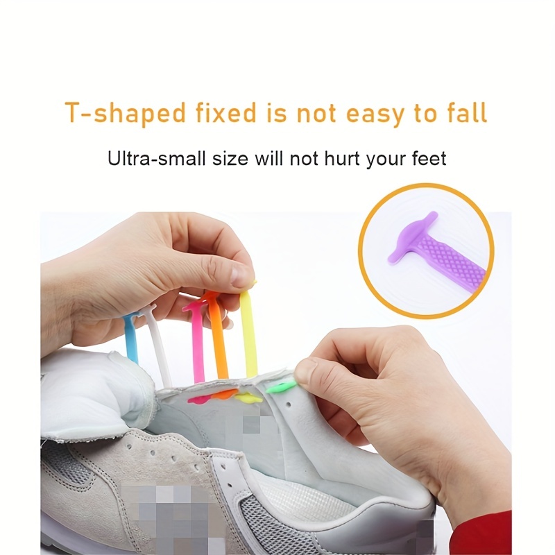 Silicone Elastic Laces Fashionable Men's And Women's - Temu