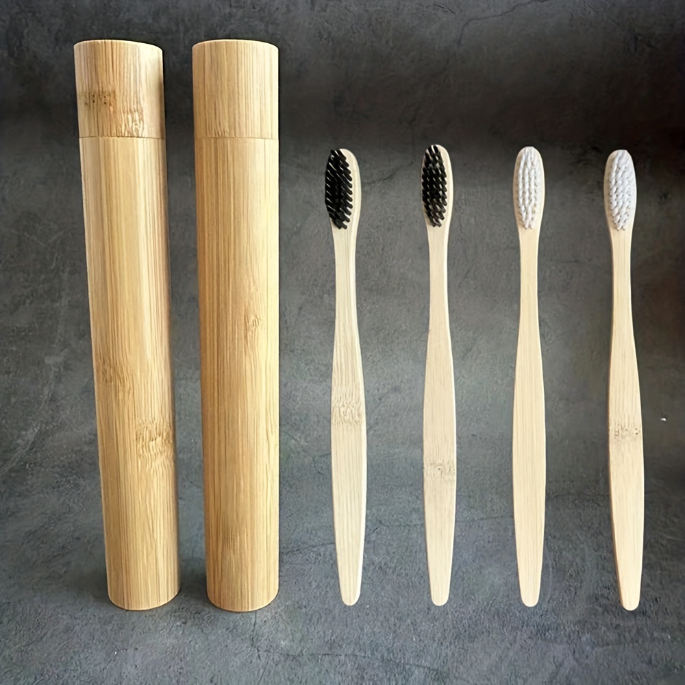 Estuche de bambú para cepillo de dientes • Usar y Reusar