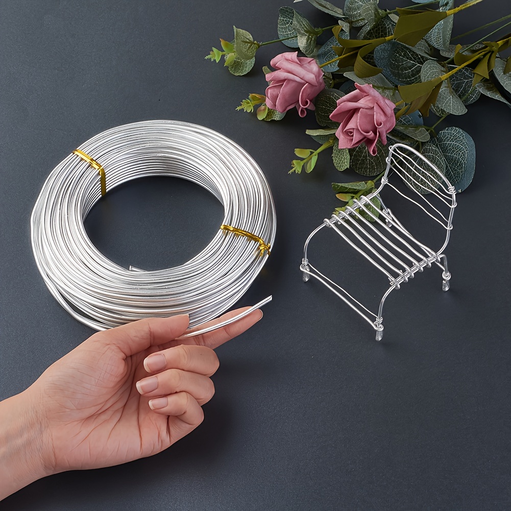 9 Gauge(3mm) Aluminum Wire 82 Feet(25m) Bendable Metal Sculpting