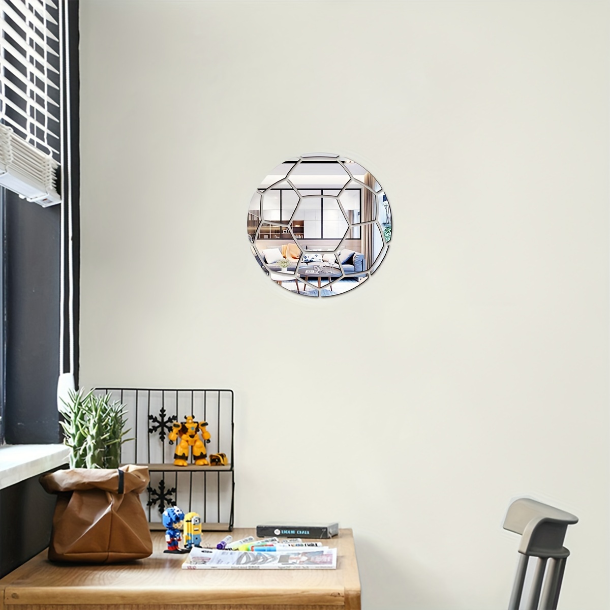 Square Acrylic Mirror Wall Self Adhesive Mirror Bathroom - Temu