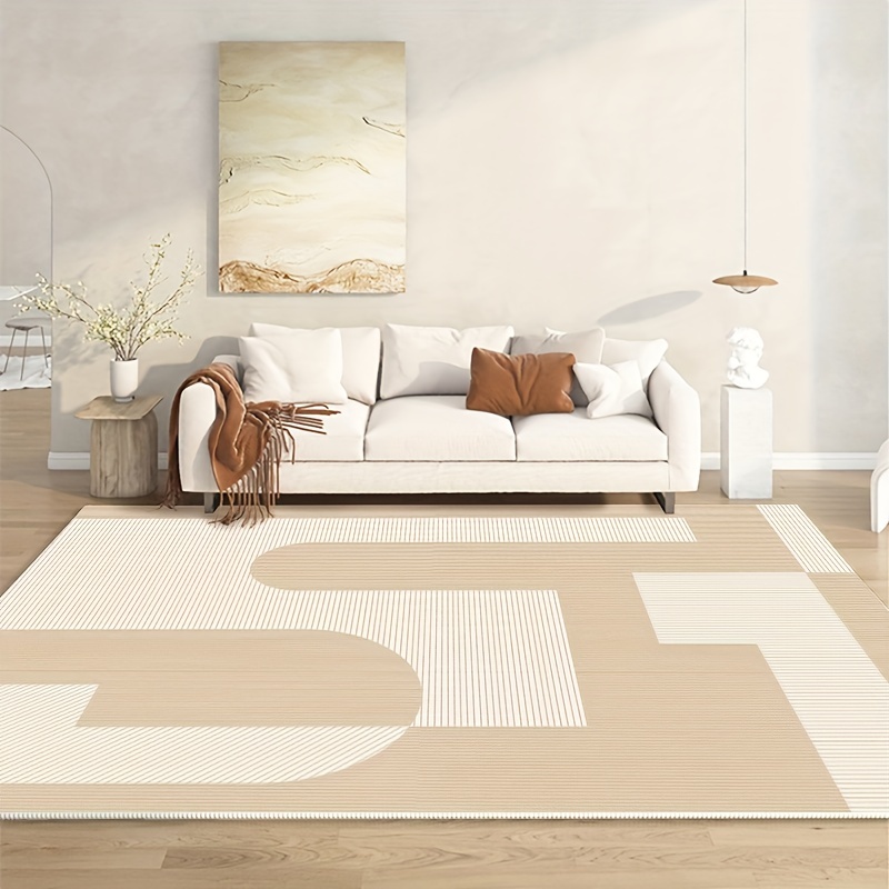 Modern Abstract Crystal Velvet Runner Rug Living Room Bedroom Bedside Carpet