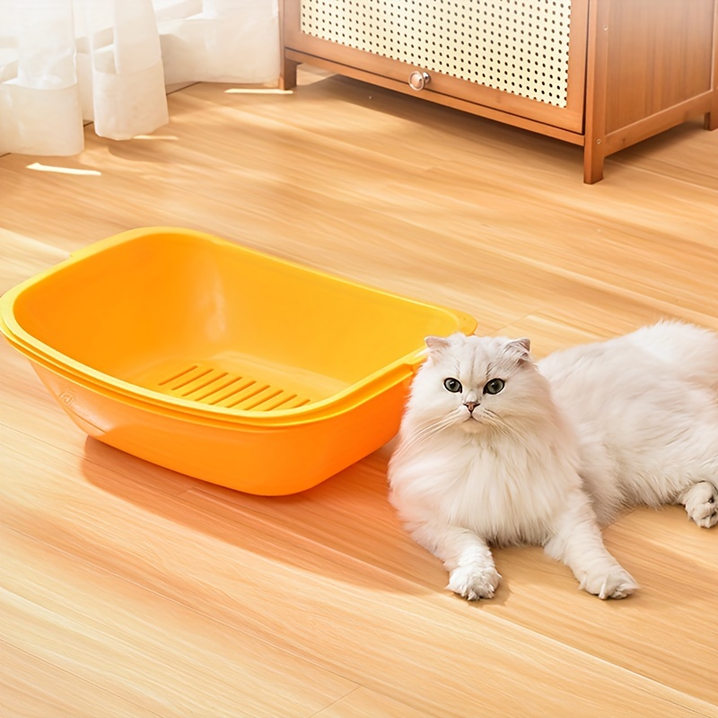 Large Fully Enclosed Cat Litter Box - Easy To Clean, No Sand Leakage,  Deodorizing - Temu