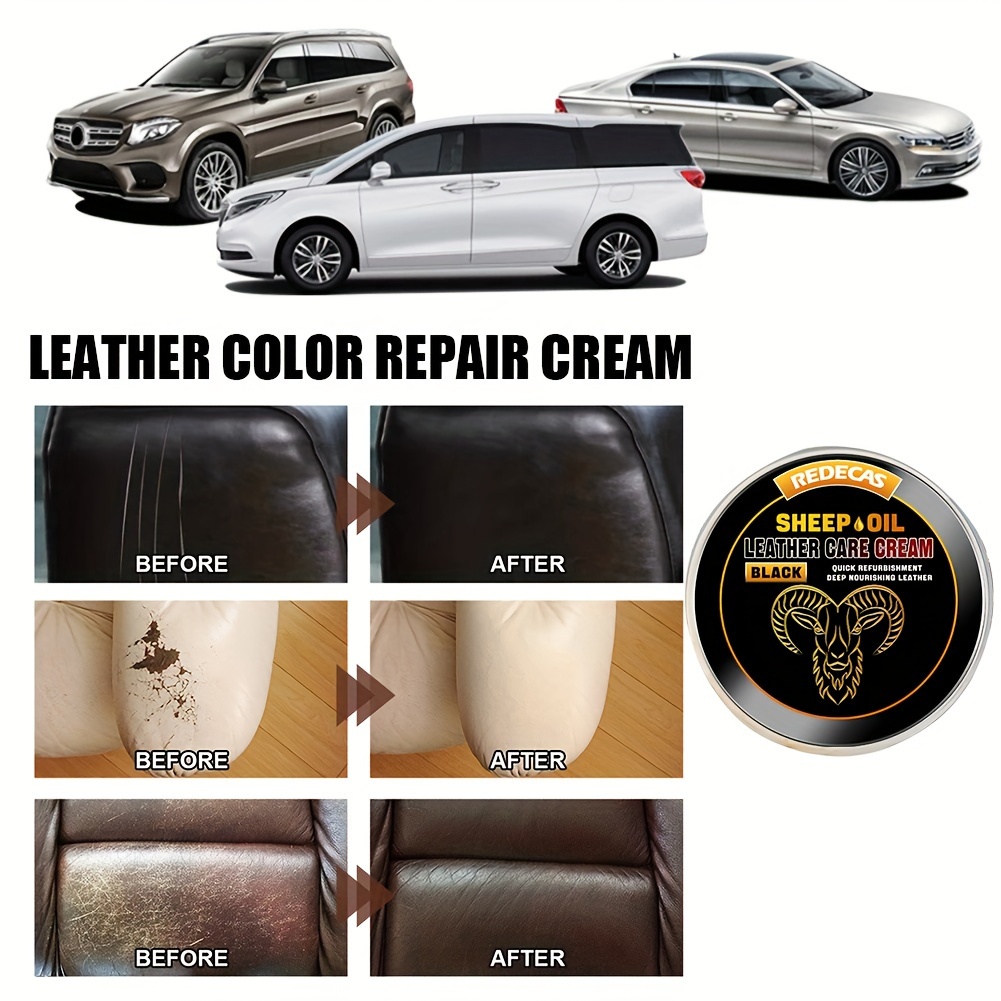 Leather Repair Cream Shoes, Black Color Leather Shoes