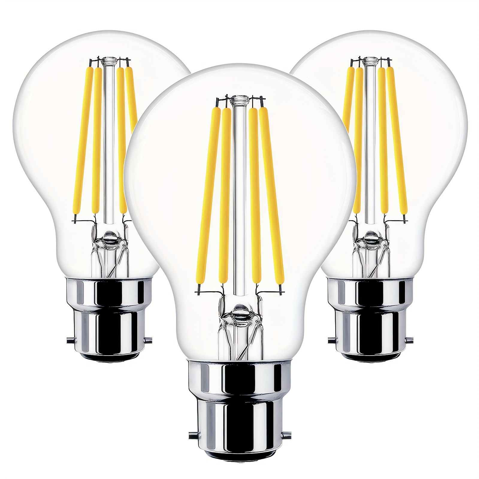 Lampe standard LED A60 base B22 12W Lumière blanche (6500k) 