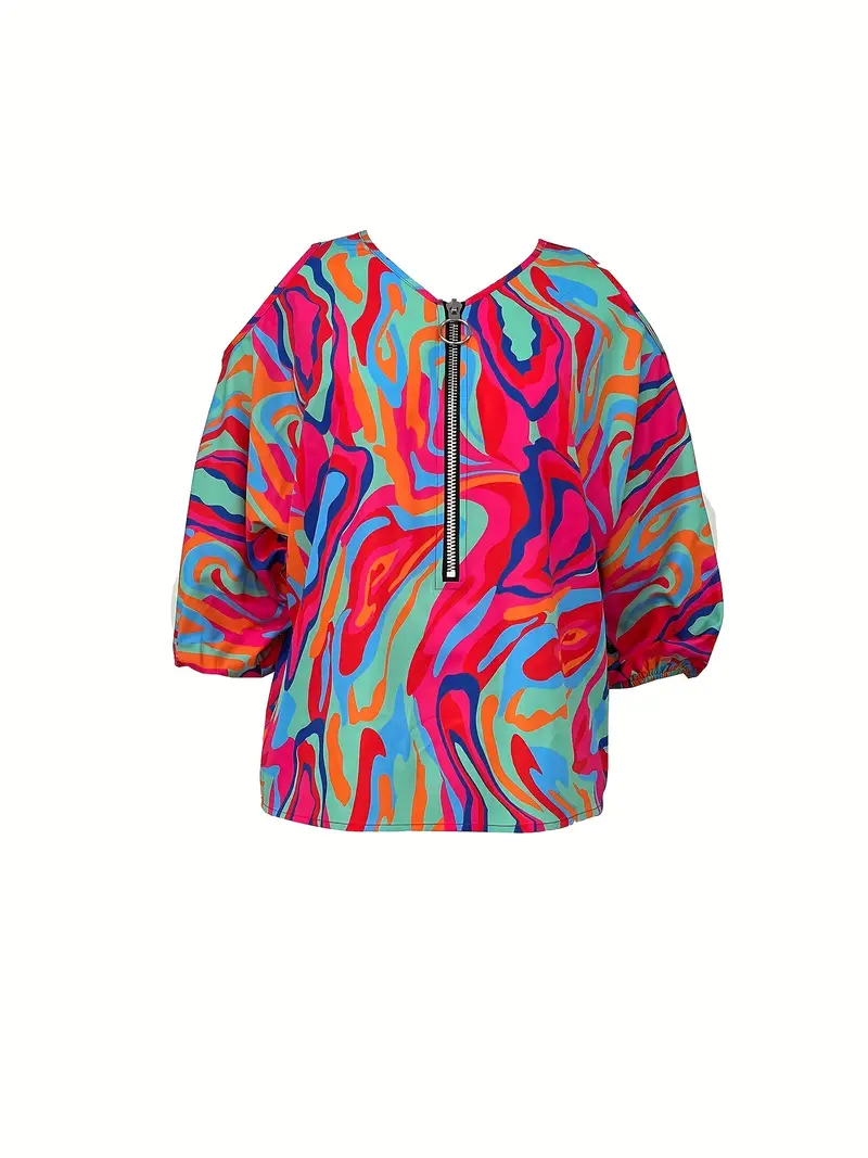 half zip long womens details 0