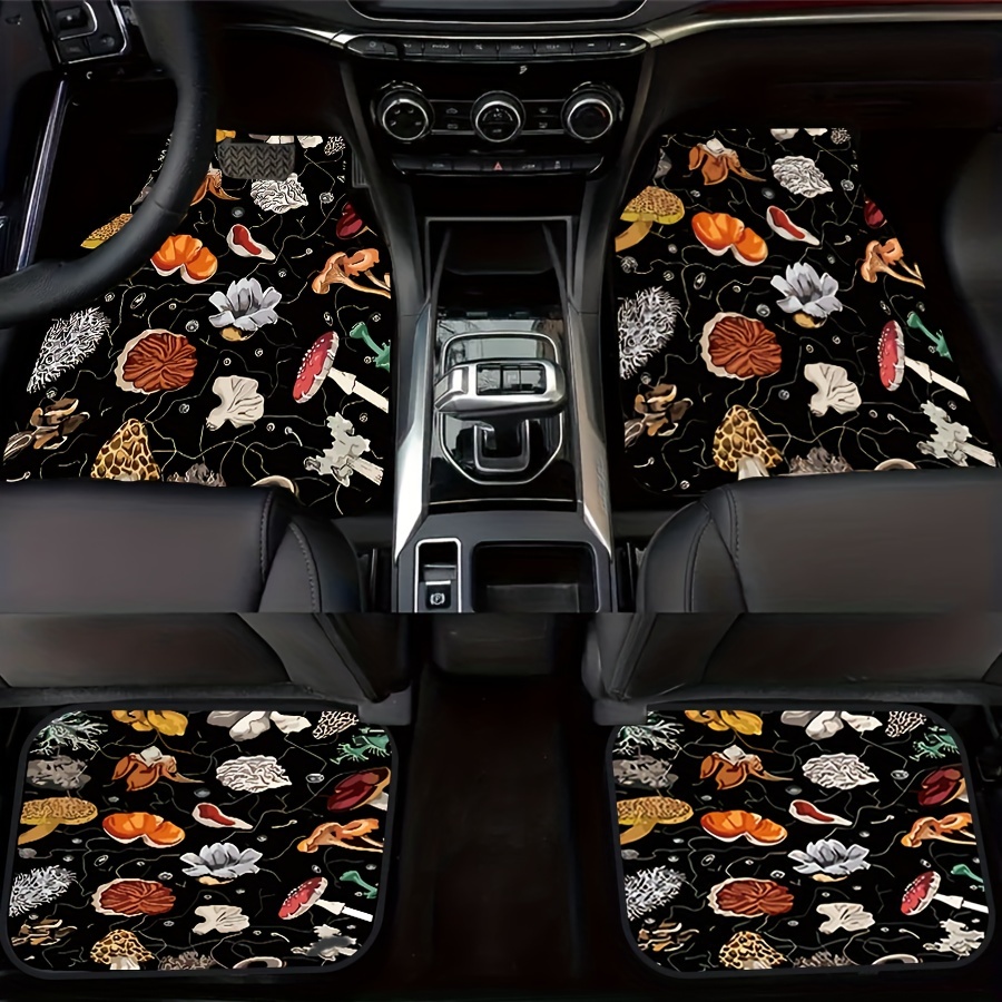 Cute Car Mats Hippie Mushroom Boho Car Accessories For - Temu United Arab  Emirates