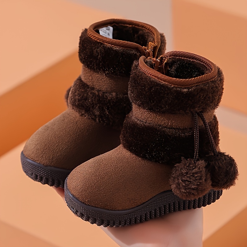 Fuzzy hotsell kids boots