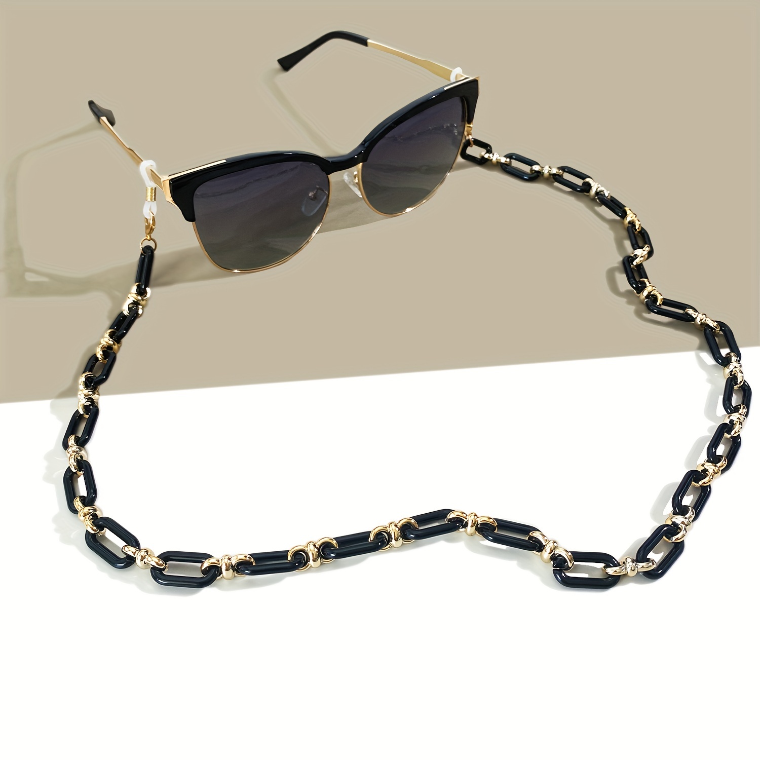 

Acrylic Glasses Chain Anti Slip Sunglasses Reading Glasses Lanyard Strap Adjustable Mask Face Covering Eyewear Retainer