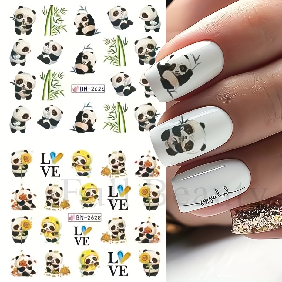 lv stickers for nails art design