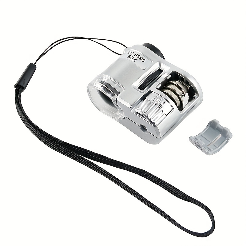 60x Portable Mini Microscope: Illuminate Your World With Led - Temu