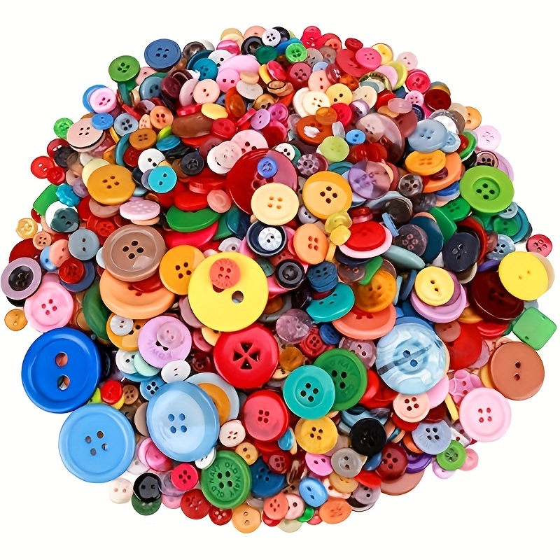 Las mejores ofertas en Multi-Color botones de costura de plástico redondo