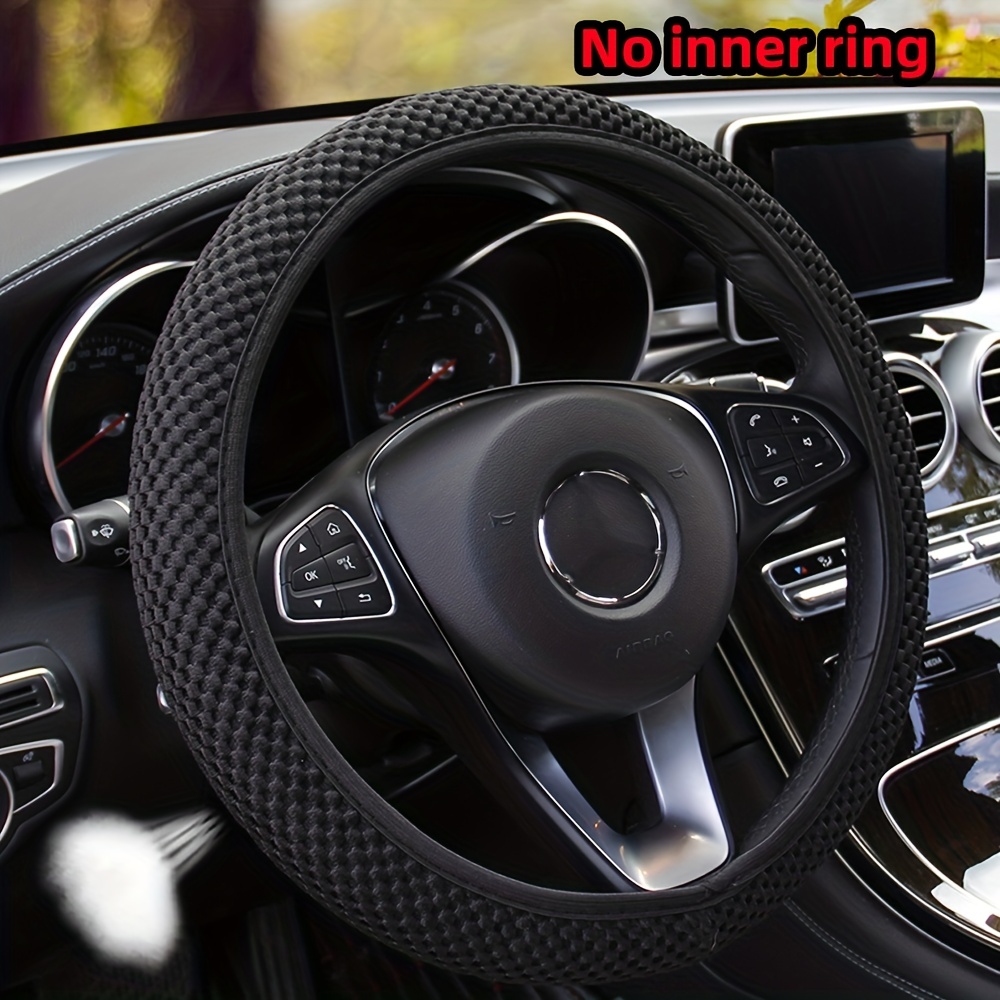 

Three-dimensional Mesh Breathable Sweat-absorbing Comfortable Non-slip Car Steering Wheel Cover, Without Inner Ring Suitable For 37-38cm Auto Parts