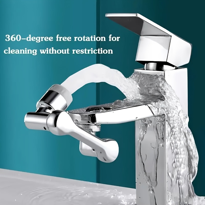 1080 Extension pivotante Robinet Aérateur Rotation Bras robotique Robinet  Extender Pliable Évier de cuisine Robinet