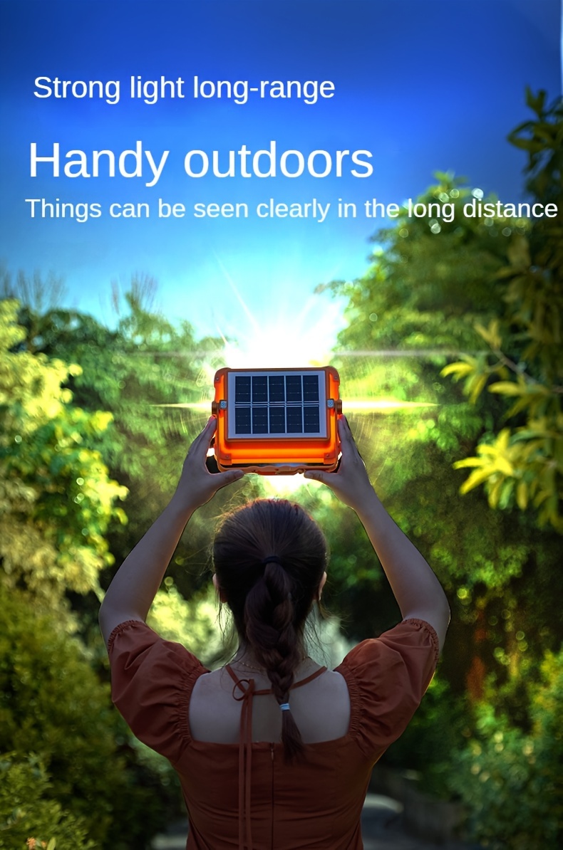 1pc solar camping light 192 led solar led light portable handheld light for outdoor lighting details 14