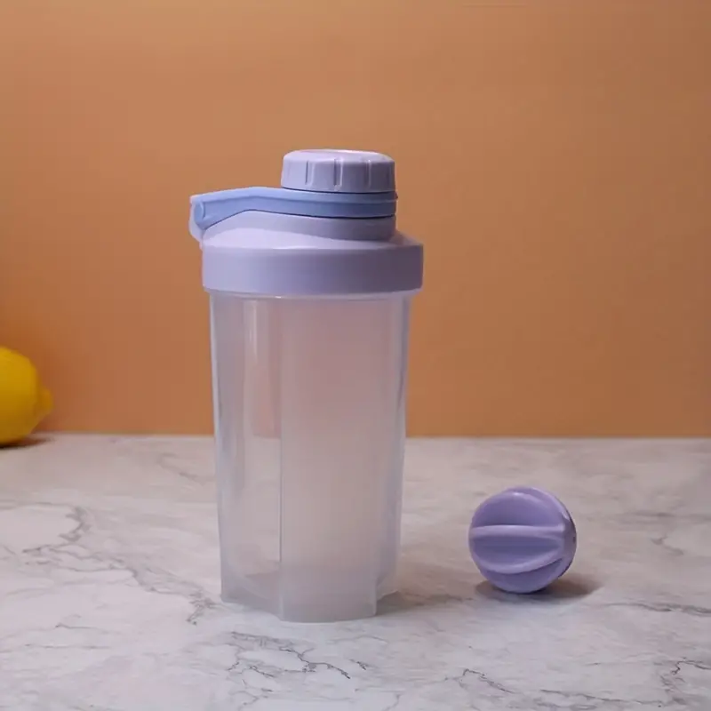 16 Oz Protein Shaker Bottle, Protein Shaker Bottle With Powder Storage,  Fresh Juice Blender Bottle, Water Bottle for Gym