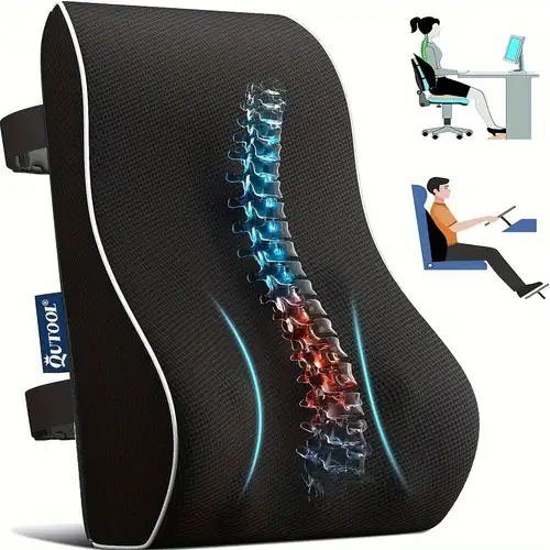 Silla ergonómica, silla de oficina, cómodo asiento sedentario para juegos,  respaldo lumbar, silla giratoria, silla de computadora, diseño de hueso de