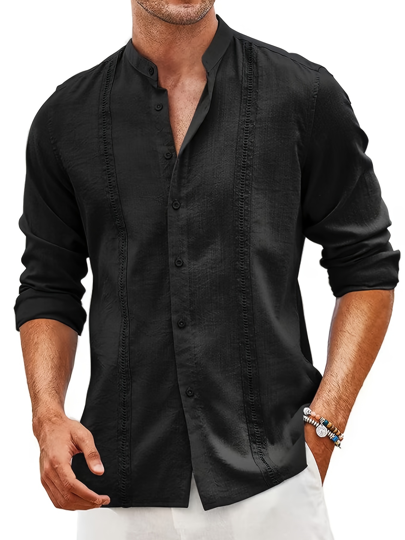 Black Shirt For Men - Temu Canada