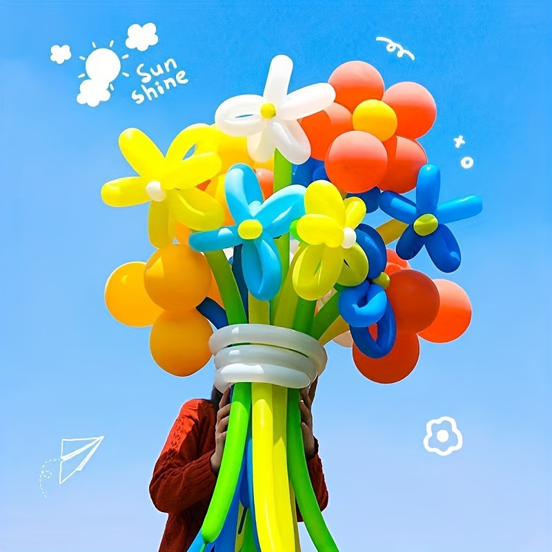 Flower Balloons Bouquet - PARTY BALLOONS BY Q