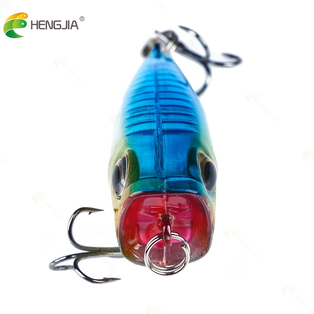 6pcs Hengjia Fishing Bait Topwater Popper Life-like Lure Bass