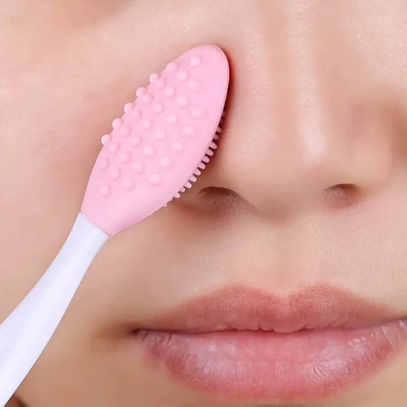 Nose Scrub Brush Double sided Silicone Exfoliating Nose - Temu