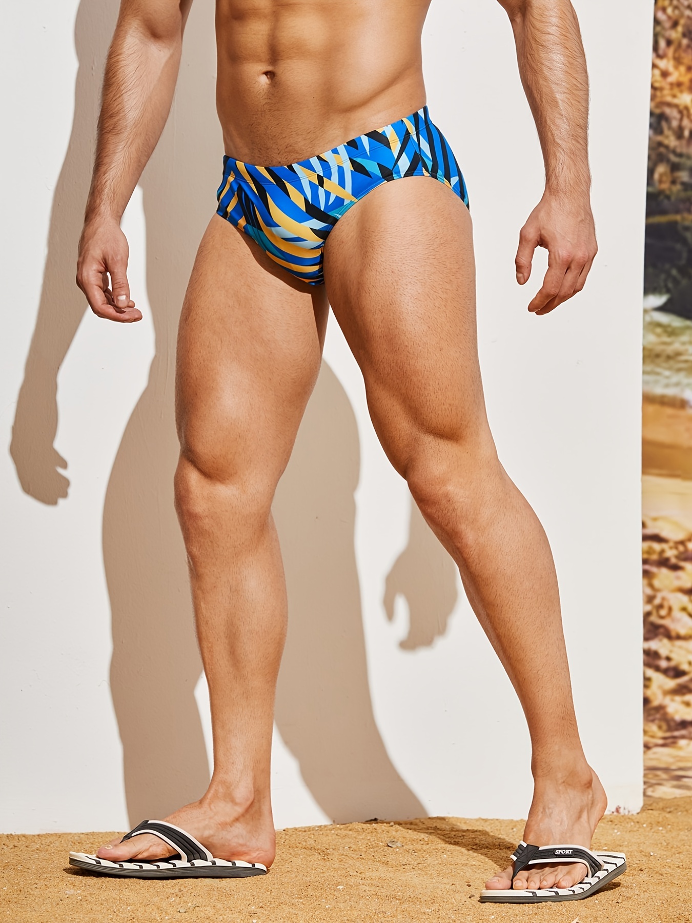 361 Men WaterProof Quick-Drying Surf Board Swim Shorts Bikini Boxer Briefs  Underwear Bathing Suit Running Beach Trunks