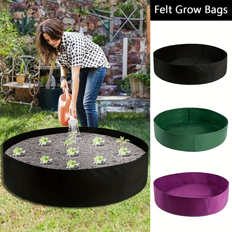 2/3/6 Tall Gallon garden pots planters grow bags nursery plant