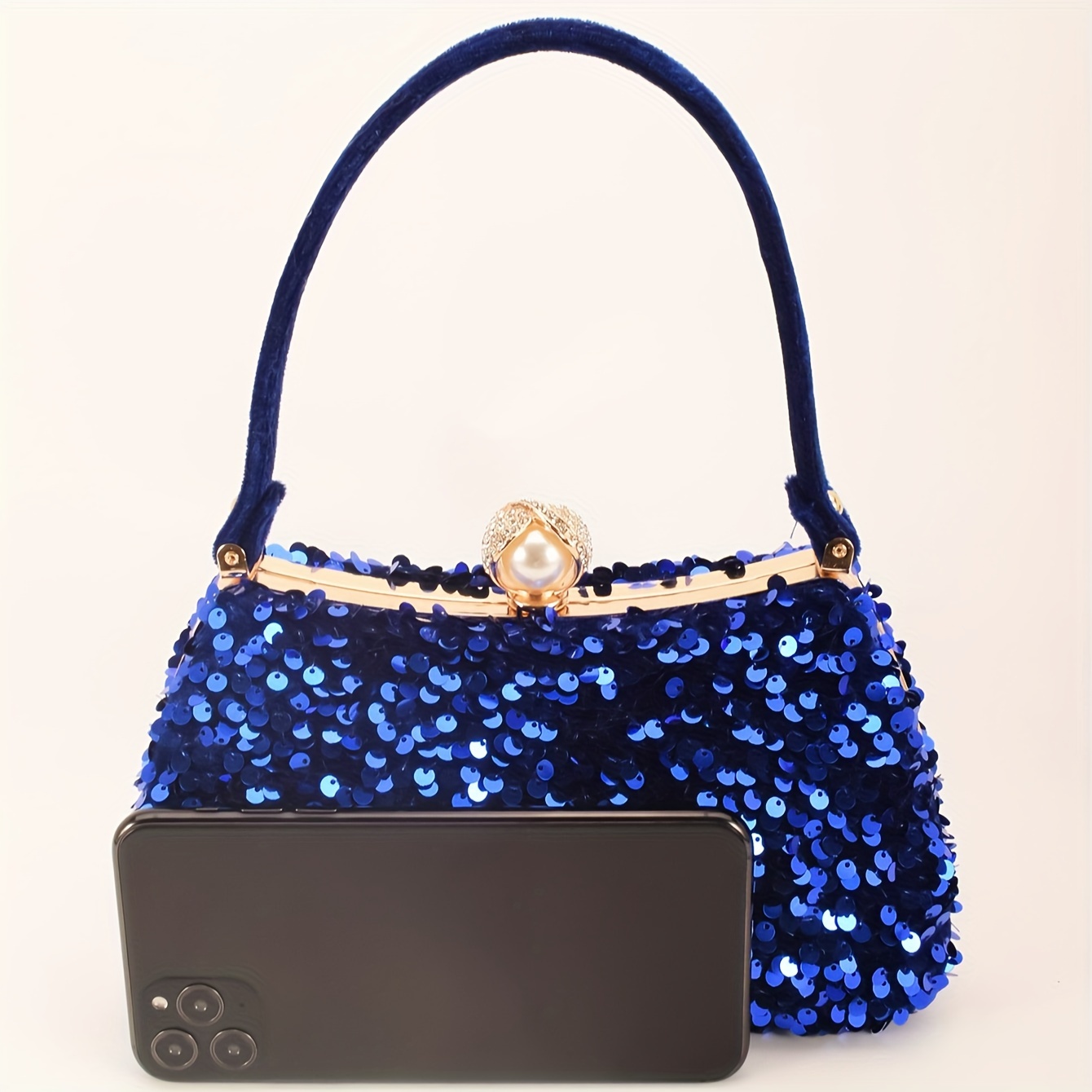 Borsa Sera Lussuosa Paillettes Trapuntate Elegante Pochette - Temu Italy