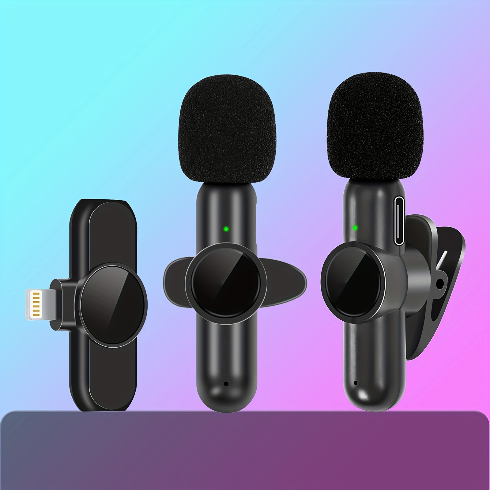 Micro Cravate sans Fil, Microphone Plug-Play, Micro Professionnel à Revers  pour