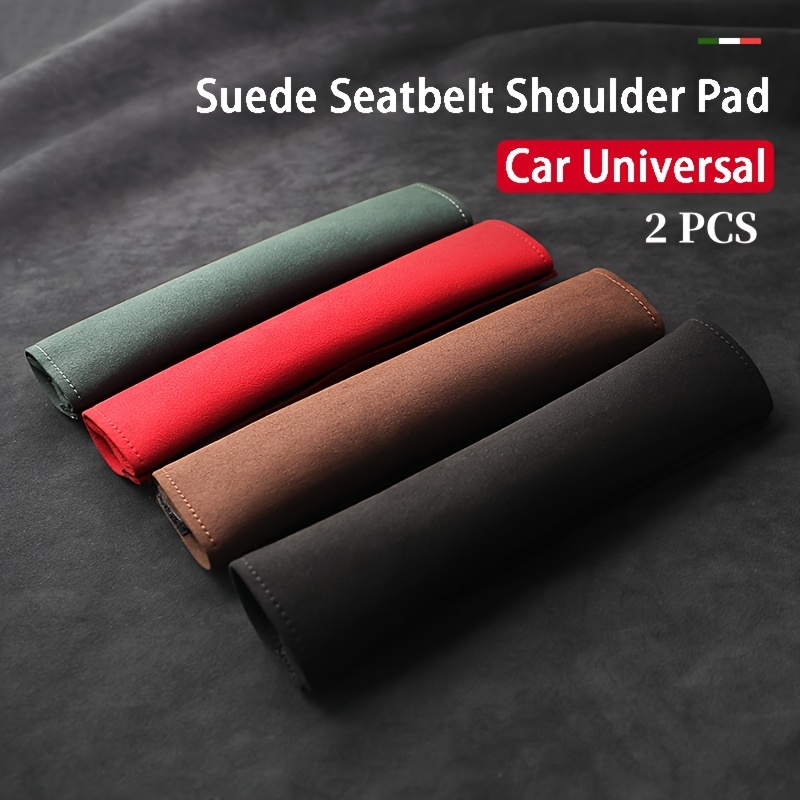 Suede Car Seat Belt Cover Pads Shoulder Seatbelt Pads Cover - Temu United  Kingdom