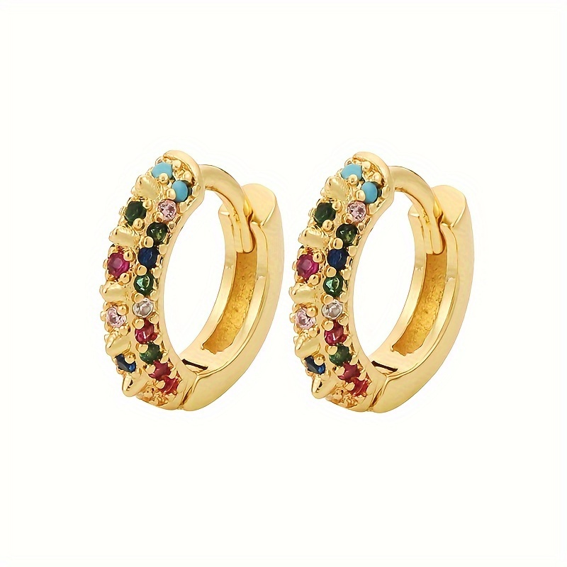 Boucles D'oreilles Pendantes Femme - Forme Ovale Et Cubique - Style élégant Et Brillant - Pour Soirée, Fête, Cadeau - 7