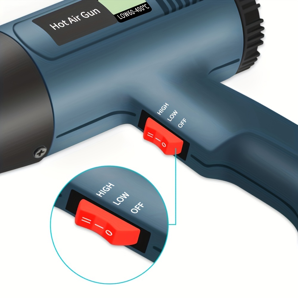 Handheld Herramienta Eléctrica Mano Pistola Aire Caliente - Temu