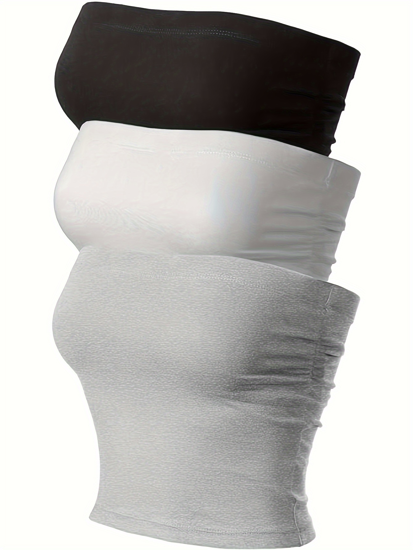 Skeleton Hand Print Boob Tube Strapless Bandeau Vest Crop Top Cotton Bikini  bra