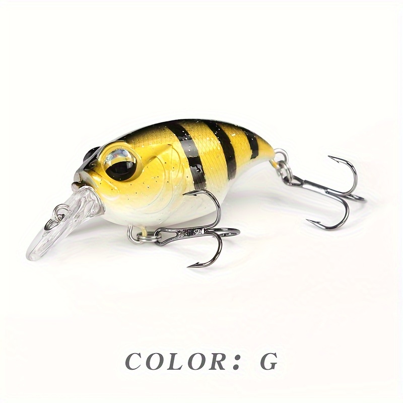 1pc 8.3cm/6.3g Artificial Crankbait Gancho Triple Señuelo - Temu Chile