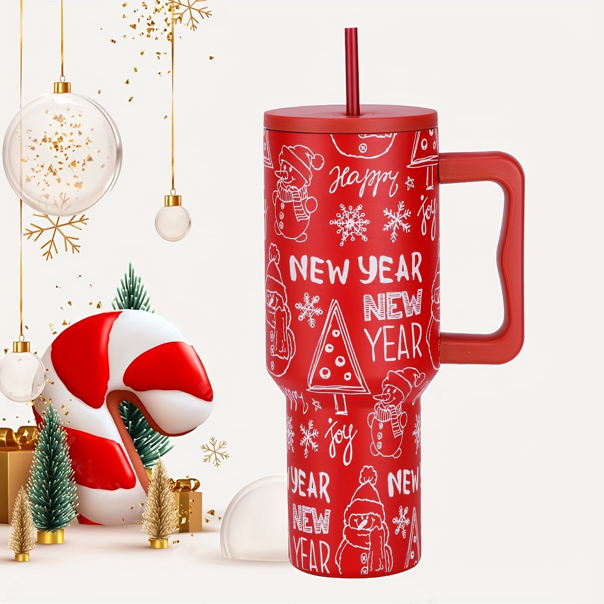 Mugs - Mom Needs A Silent Night Holiday Red Tumbler-40oz – Point