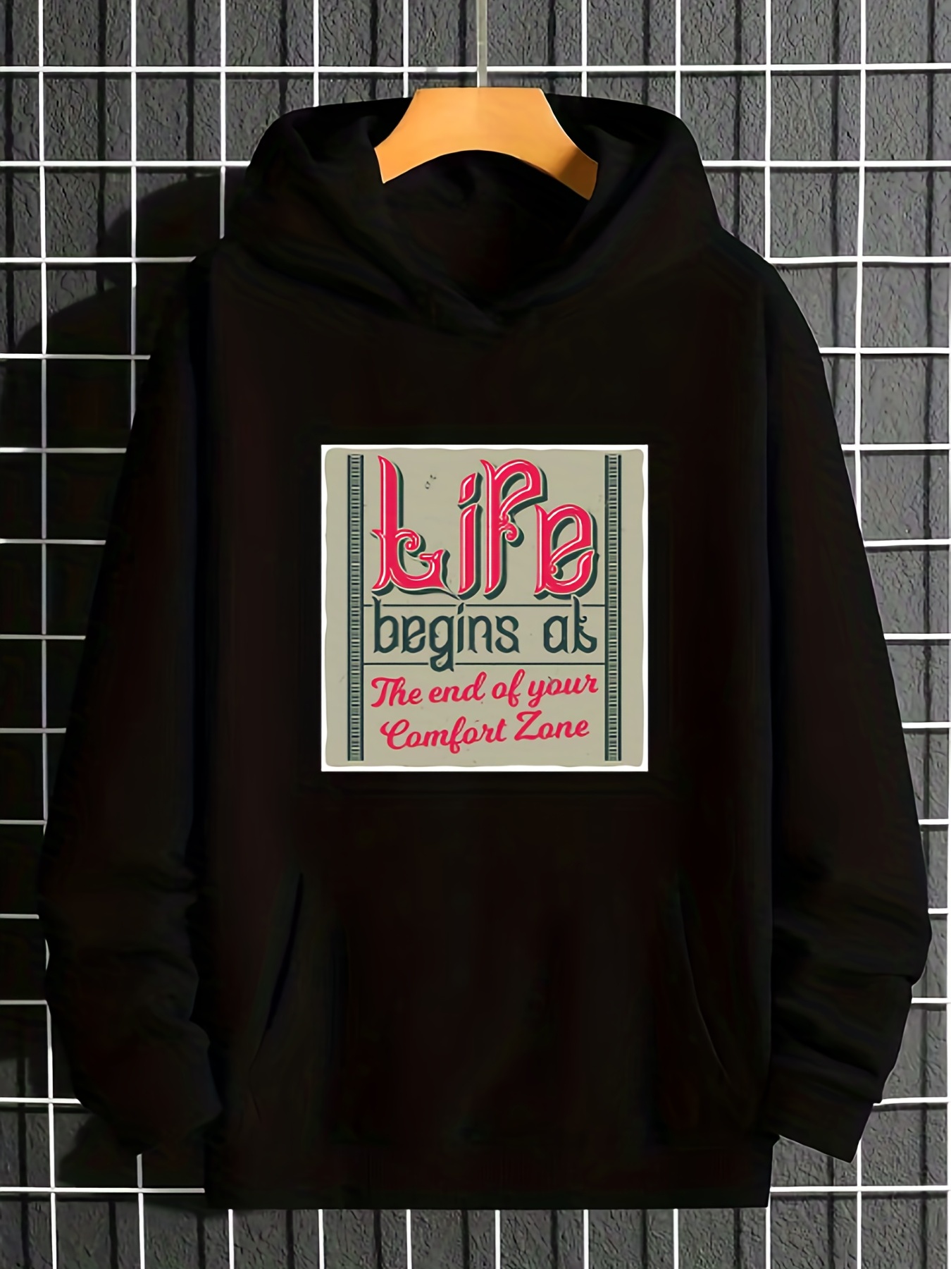 Fancy Life Begins Print Boys Casual Hoodie Top Comfortable Fit Long Sleeve  Hooded Sweatshirt Pullover For Youth Kids With Pocket - Kid's Fashion -  Temu United Kingdom