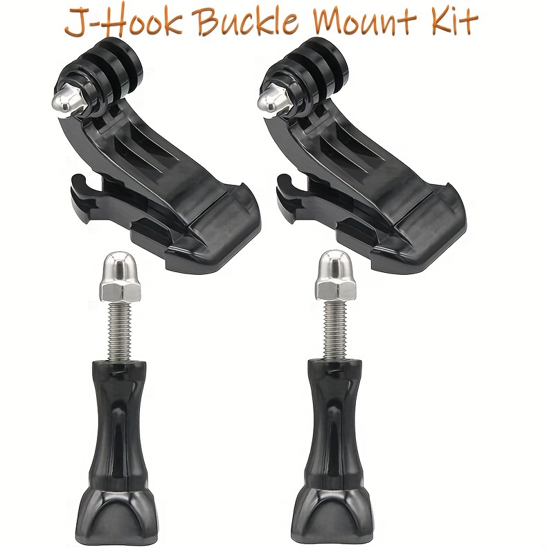* Vertical Surface Quick Mounting J-Hook Buckle Mount, Long Thumb Screw  Accessory Kit For * Hero 12 11 10 9 8 7 6 5 4 3+ 3 * * An