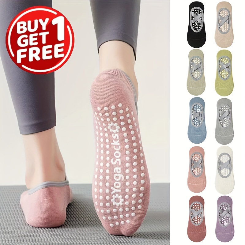 Professional Non slip Yoga Socks Cross Strap Extra Grip - Temu