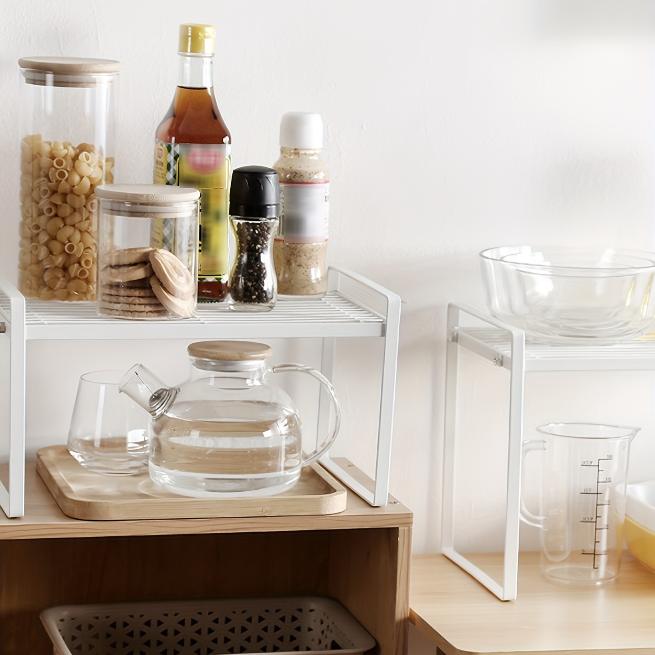 Stylish And Functional Kitchen Cabinet Organizer Shelf - Perfect