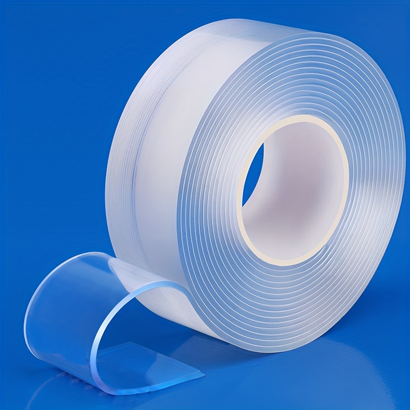Transparent Nano Tape Washable Reusable Double sided Tape - Temu