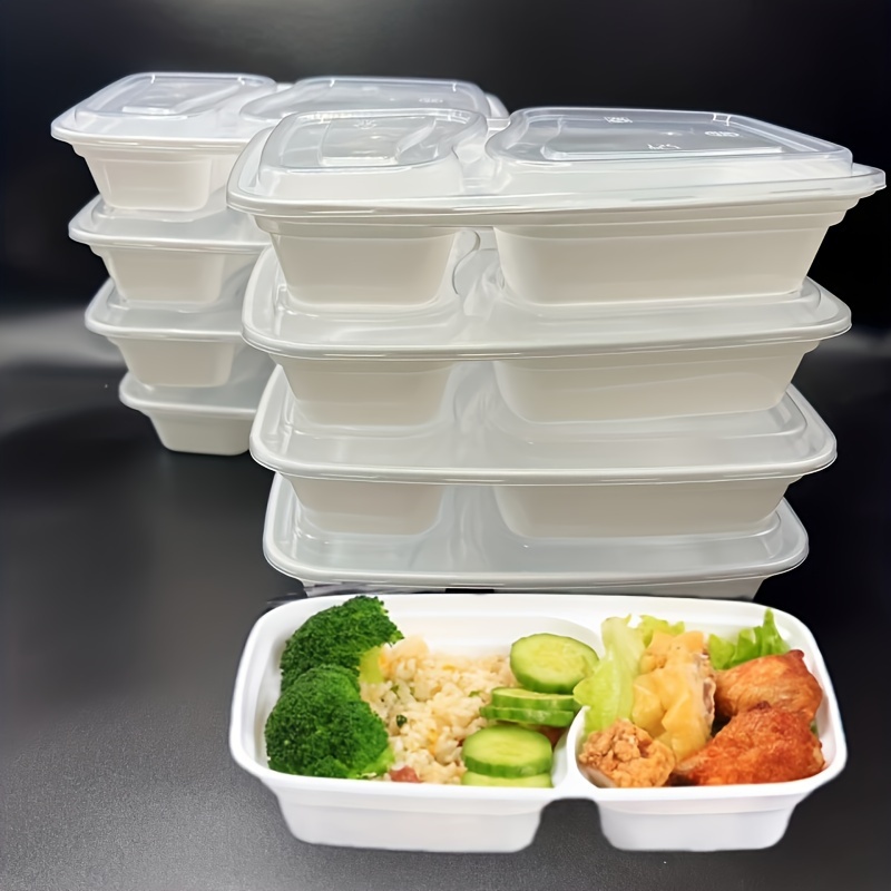 Plastic Containers With Lids, Meal Prep Containers, Take Out Containers,  Bpa Free, Stackable, Leakproof, Microwave, Dishwasher, Freezer Safe,for  Teenagers And Workers At School,canteen, Kitchen Supplies - Temu